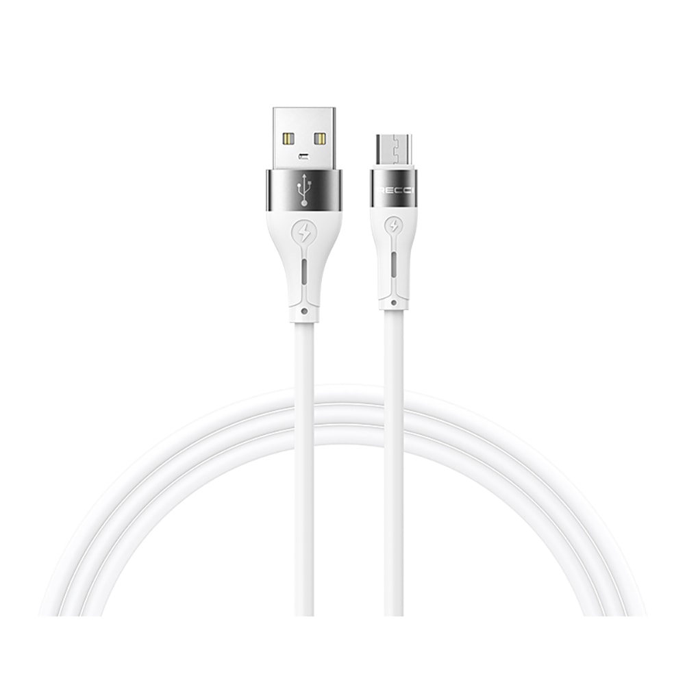 Recci RS11M Swift Serisi USB-A to Micro 2.4A Hızlı Şarj Özellikli Data ve Şarj Kablosu 1M image