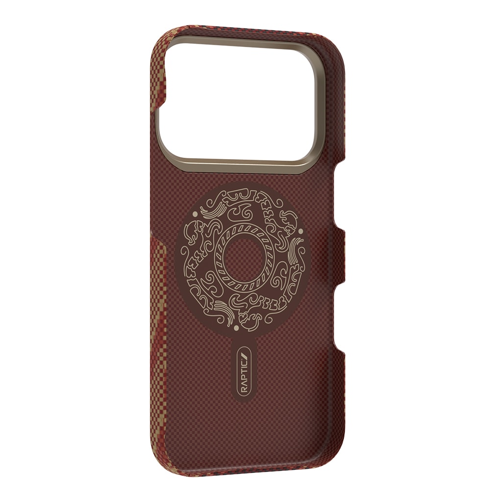 Apple iPhone 17 Pro Max Kılıf M-safe Şarj Özellikli Raptic Aramid Skin Bionic Serisi Kapak