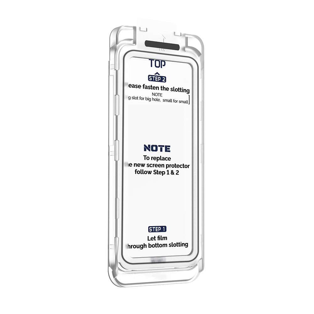 Apple iPhone 17 Pro Wiwu SQ-008 Oleofobik Easy Install Darbeye Karşı Dayanıklı Temperli Cam Ekran Koruyucu + Kolay Uygulama Aparatlı