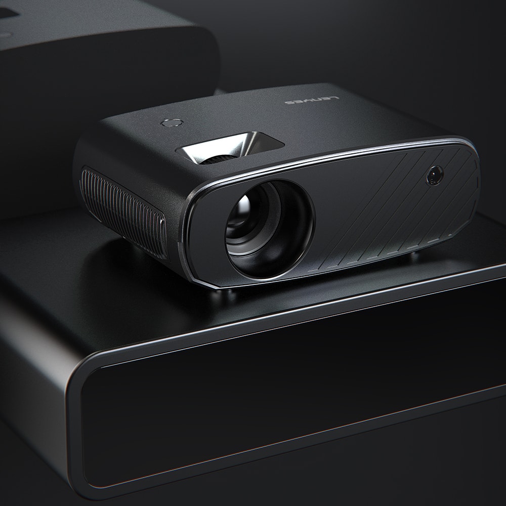 Lenyes LPR04 Pro 2 inç LCD 100 ANSI Lümen Projektör Yansıtma Cihazı