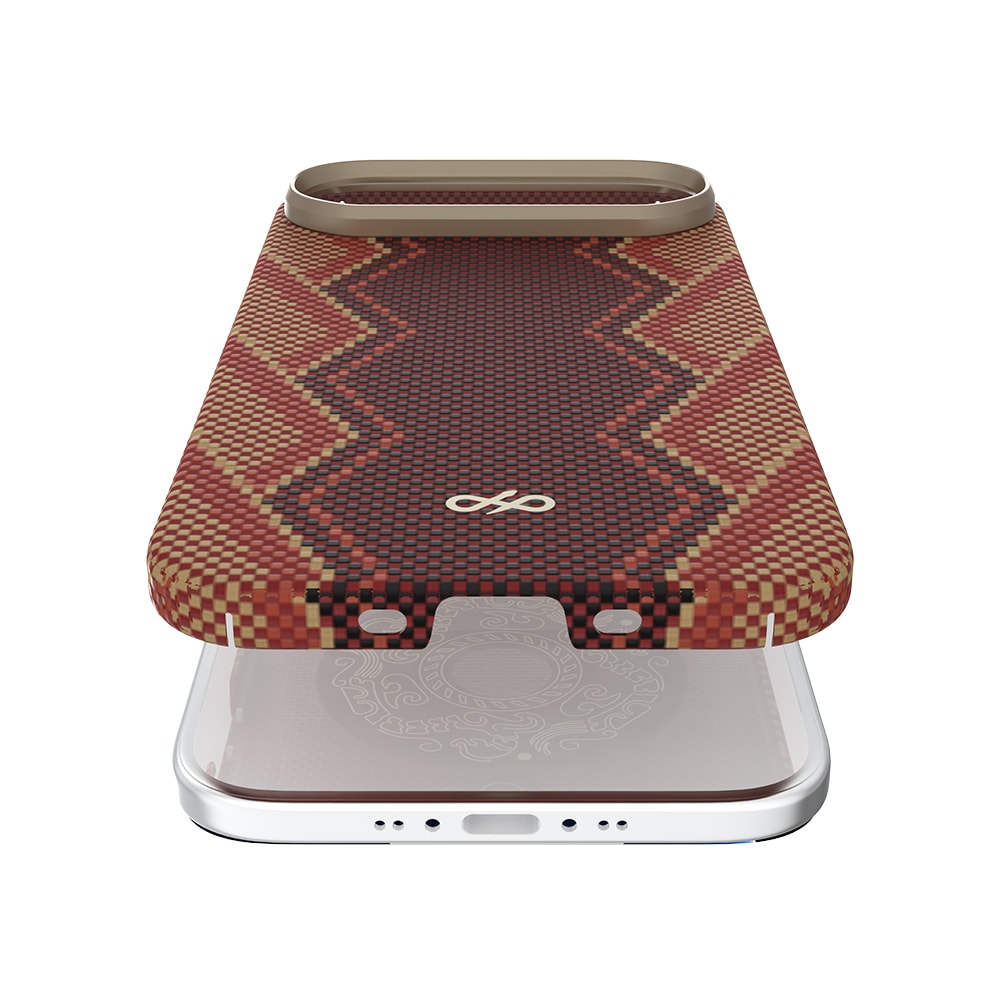 Apple iPhone 17 Air Kılıf M-safe Şarj Özellikli Raptic Aramid Skin Bionic Serisi Kapak