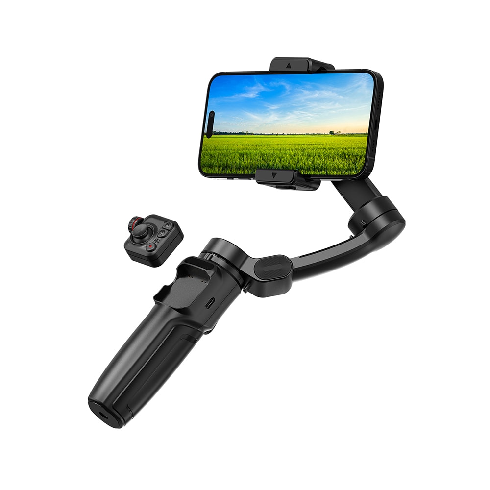 Wiwu Wi-SE016 Yapay Zeka Destekli Canlı Yayın Dolgu Işıklı Gimbal Stabilizatör