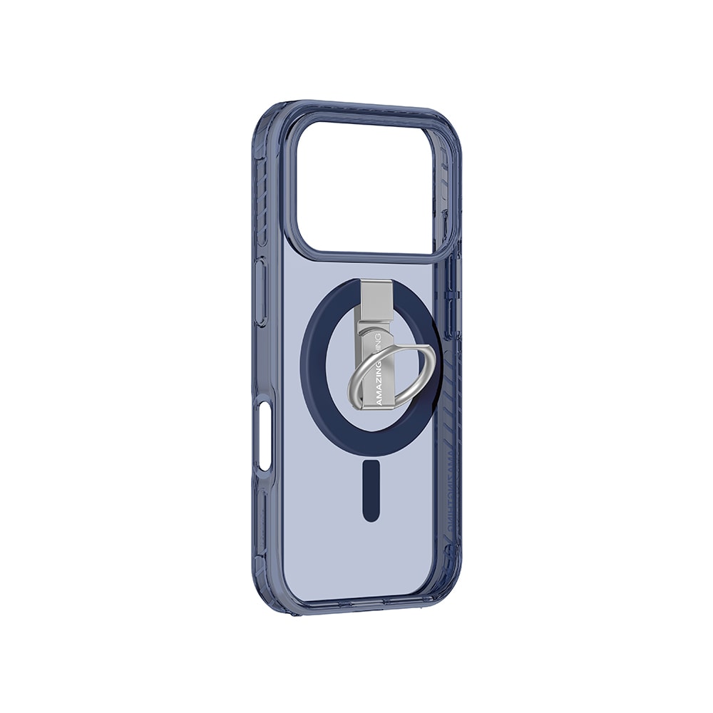 Apple iPhone 17 Pro Max Kılıf M-safe Şarj Özellikli Yüzük Standlı Amazingthing Titan Pro Serisi Kapak