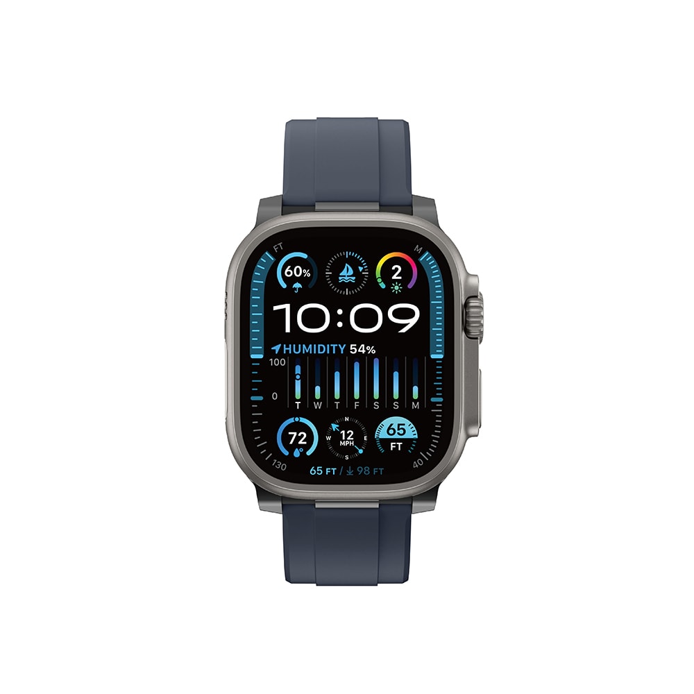 Apple Watch 7 45mm Amazingthing Titan Chrono Silikon Kordon