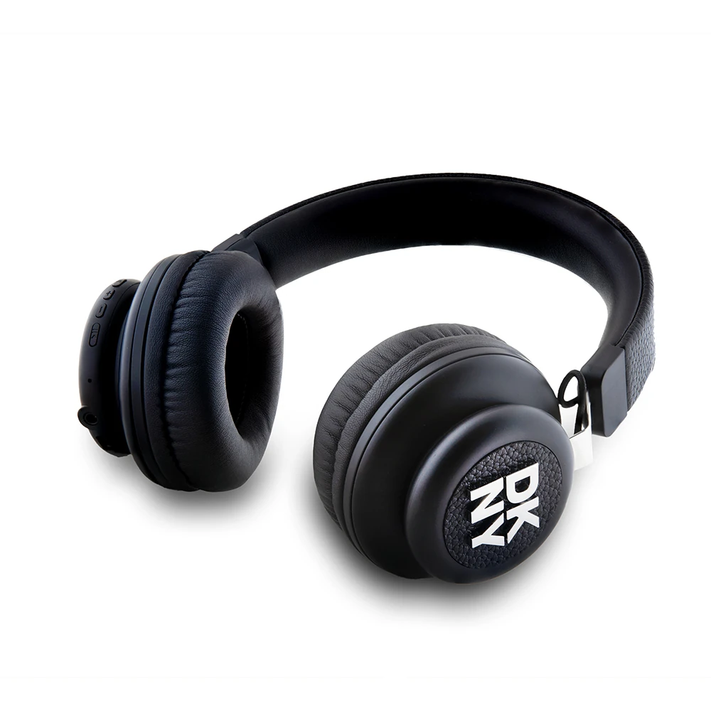 DKNY Orjinal Lisanslı PU Metal Logolu Kulak Üstü Bluetooth Kulaklık
