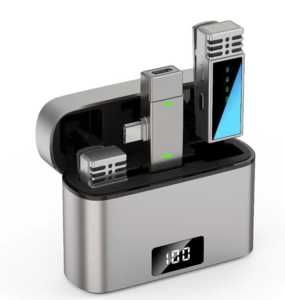 Jmary MW-15 Type-C Portlu Kablosuz Yaka Mikrofonu image