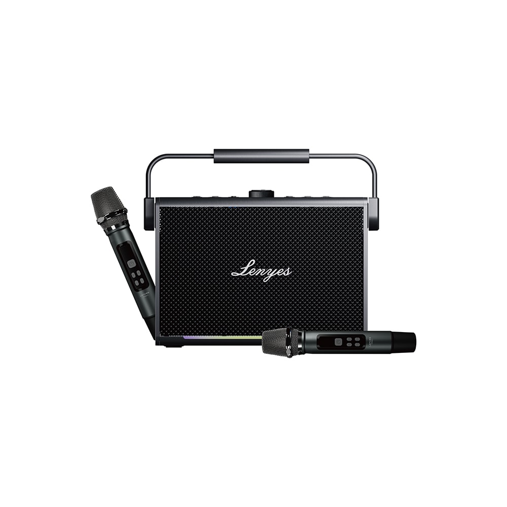Lenyes Titan 2 Serisi RGB Işıklı Çİft Mikrofonlu Taşınabilir TWS Bluetooth Speaker Hoparlör v5.3 5000mAh image