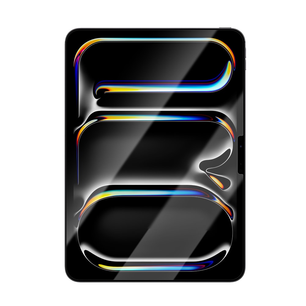 Apple iPad Pro 13 2024 CaseWorld Steel Shield Serisi Temperli Cam Ekran Koruyucu + Uygulama Aparatı