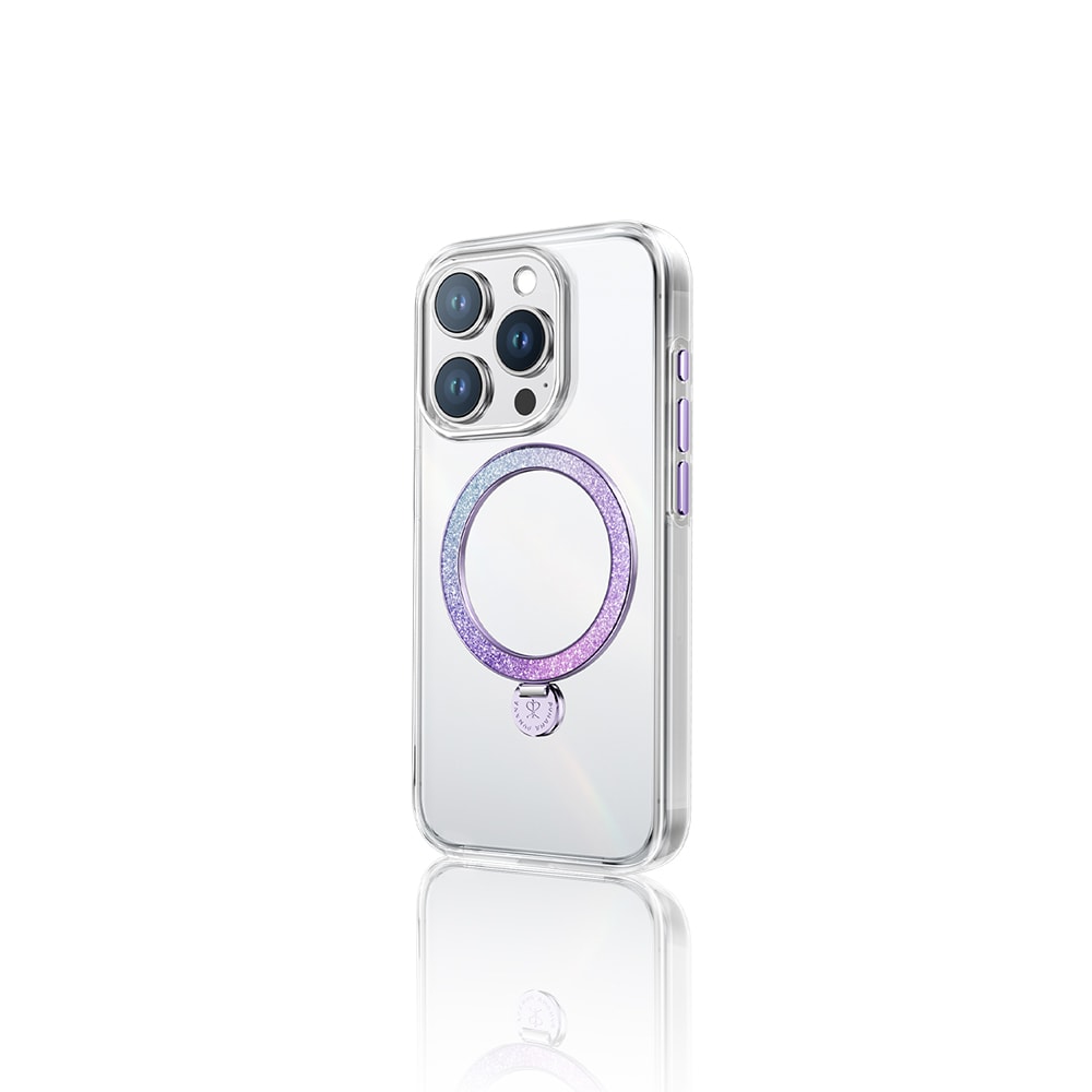 Apple iPhone 15 Pro Max Kılıf M-safe Şarj Özellikli Standlı Pynana Dancing Streamer Serisi Kapak