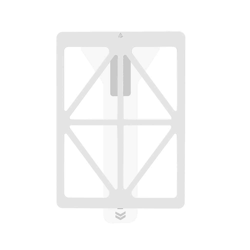 Apple iPad Air 11 2024 CaseWorld Steel Shield Serisi Temperli Cam Ekran Koruyucu + Uygulama Aparatı