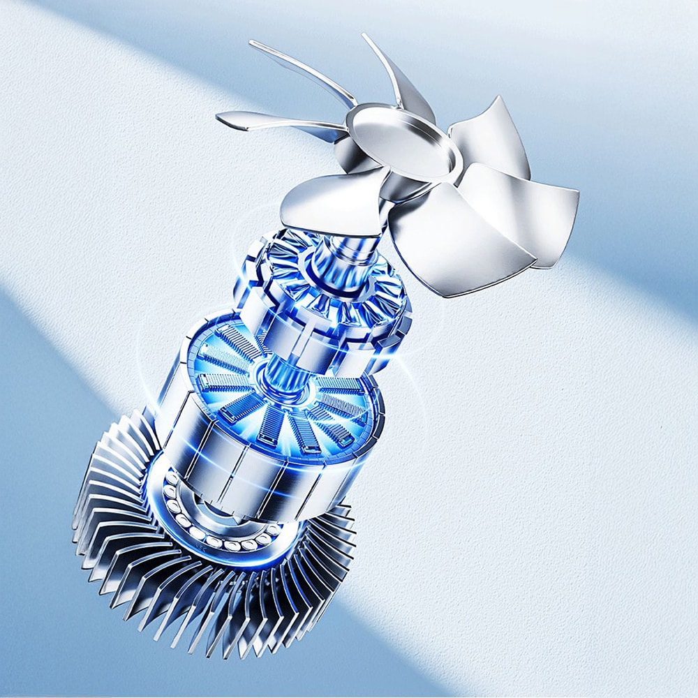 Recci RLS-F07 Dijital LED Göstergeli 6 Kademeli Mini Soğutucu El Fanı