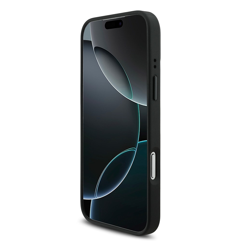 Apple iPhone 17 Pro Max Kılıf BMW Orjinal Lisanslı M-safe Şarj Özellikli Metal BMW ve M Logolu PU Karbon Tasarımlı Kapak