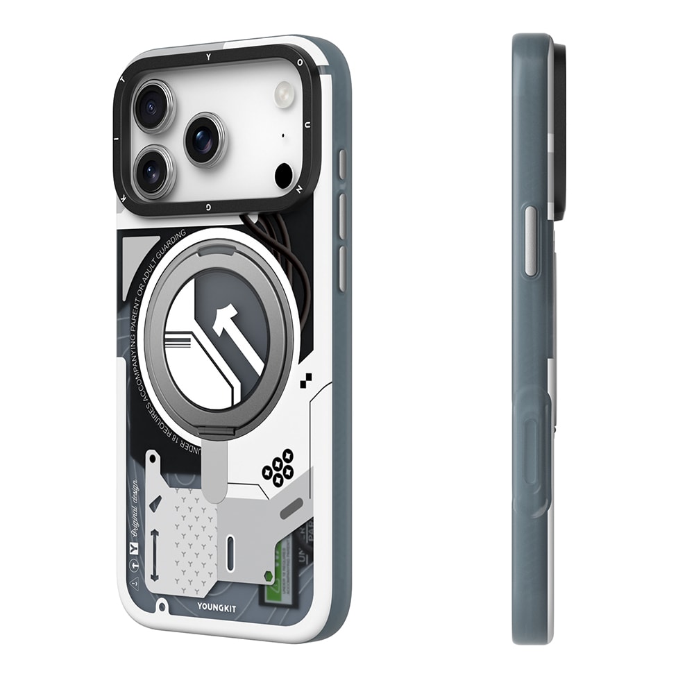 Apple iPhone 17 Pro Max Kılıf M-safe Şarj Özellikli Youngkit Starship Serisi Kapak