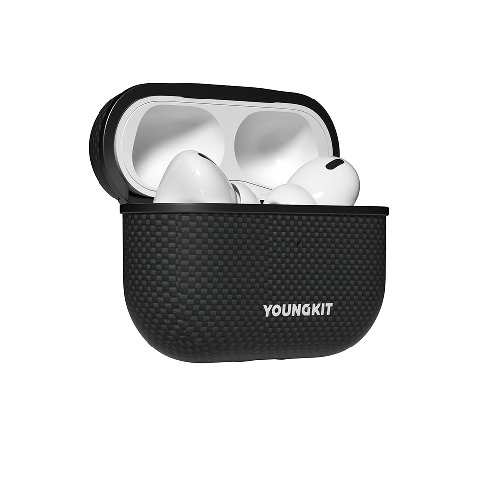Apple Airpods Pro Kılıf M-safe Şarj Özellikli Aramid Fiber Youngkit 1500D Kevlar Extreme Wing Serisi Kapak