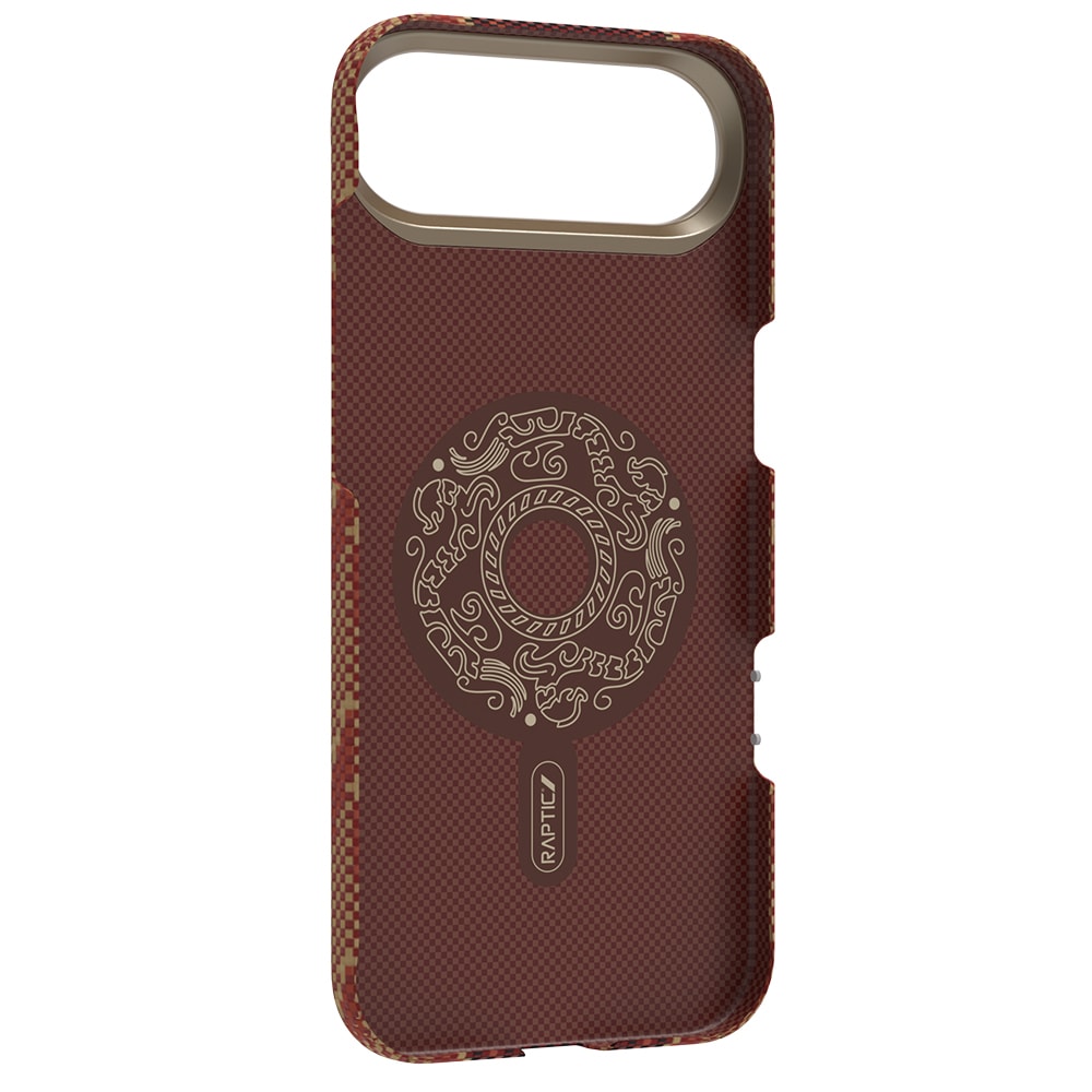 Apple iPhone 17 Air Kılıf M-safe Şarj Özellikli Raptic Aramid Skin Bionic Serisi Kapak