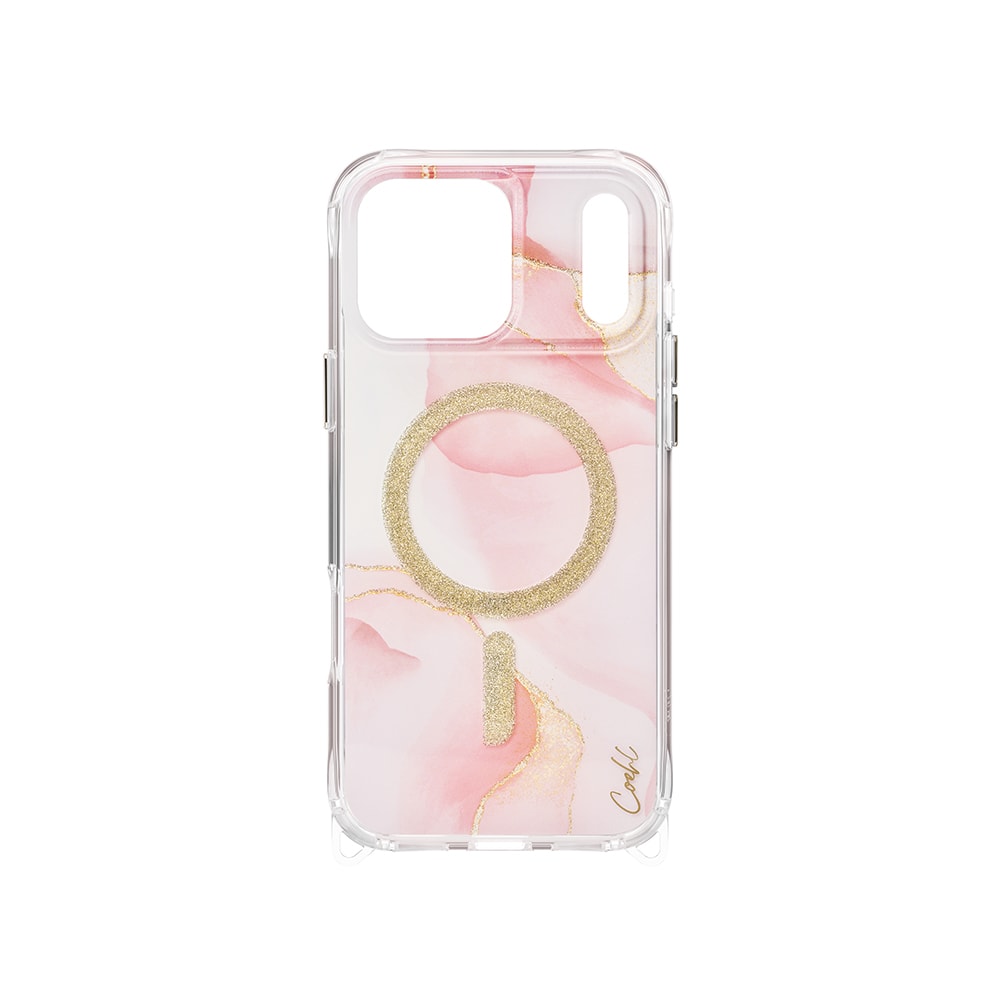 Apple iPhone 17 Pro Max Kılıf M-safe Şarj Özellikli Simli Magnetik Coehl Aeris Kapak