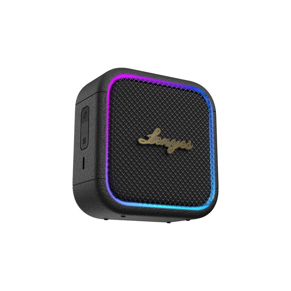 Lenyes S890 Su Geçirmez Özellikli RGB Işıklı Askılı Mini OTG-TWS Bluetooth Hoparlör v5.3 main variant image