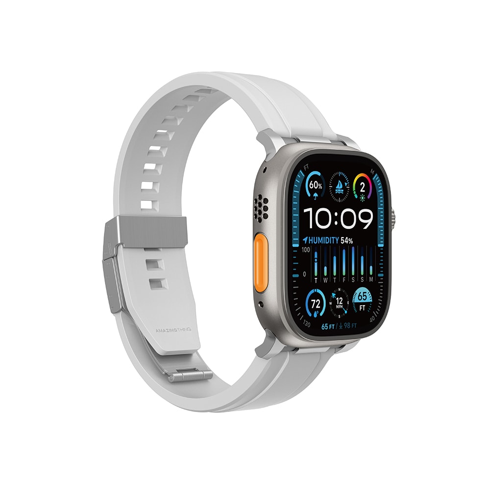 Apple Watch Ultra 49mm Amazingthing Titan Chrono Silikon Kordon
