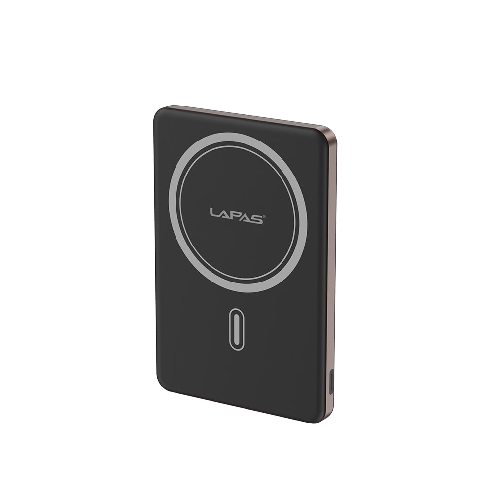 Lapas LP-PW003 Ultra İnce Hızlı Şarj Özellikli Wireless Powerbank 5000mAh 15W