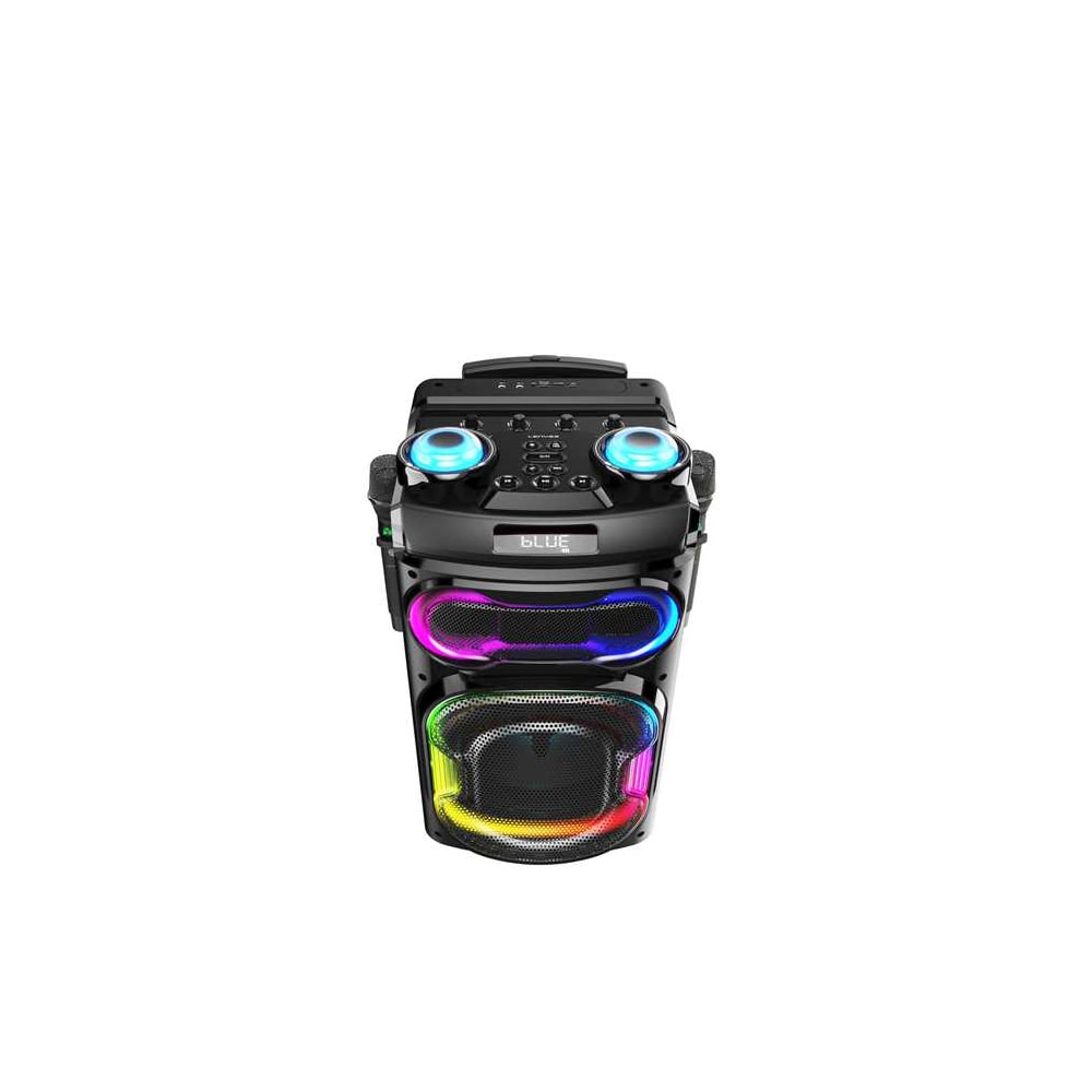 Lenyes S886 RGB Işıklı Çift Mikrofonlu Kablosuz TWS Bluetooth Speaker Hoparlör v5.3 image