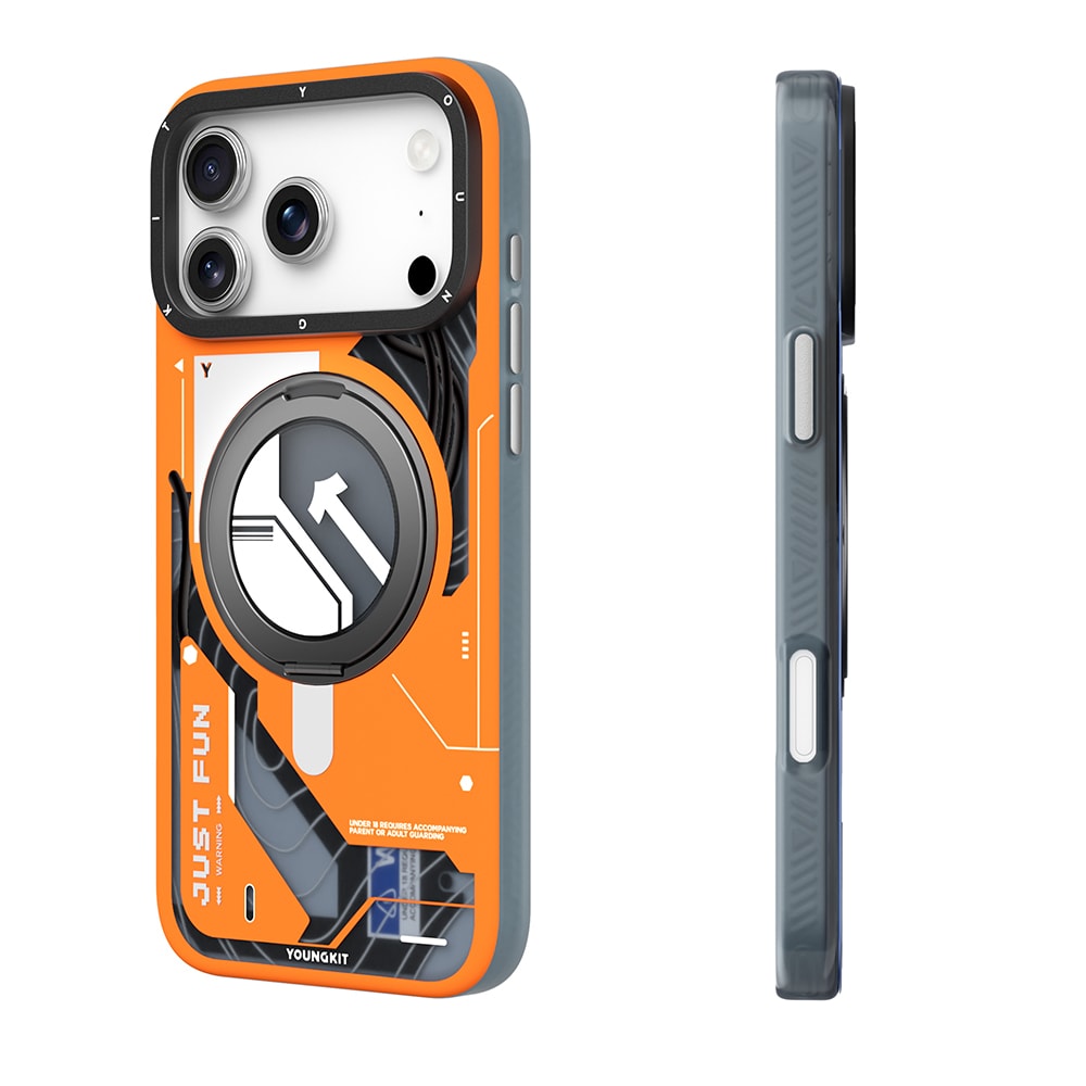 Apple iPhone 17 Pro Max Kılıf M-safe Şarj Özellikli Youngkit Starship Serisi Kapak