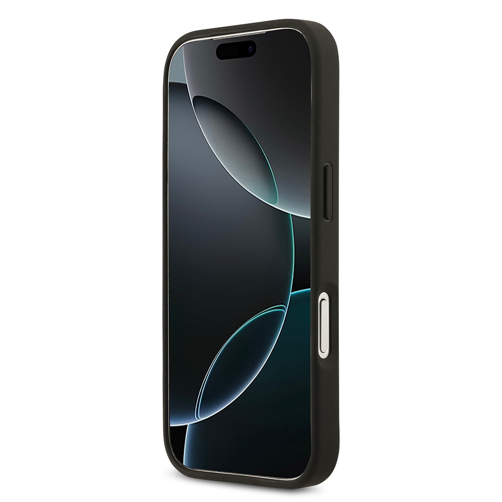 Apple iPhone 17 Pro Kılıf Guess Orjinal Lisanslı Gül Baskılı Büyük Metal Logo Dizaynlı Kapak