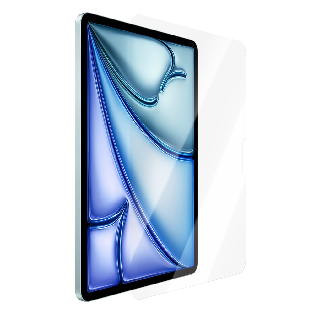 Apple iPad Air 11 2024 CaseWorld Steel Shield Serisi Temperli Cam Ekran Koruyucu + Uygulama Aparatı