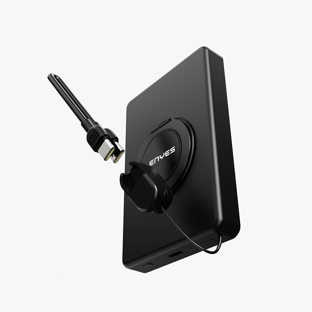 Lenyes PW1005D Standlı Akıllı Saat Kablosuz Şarj Özellikli Wireless Powerbank 20W 10000mAh