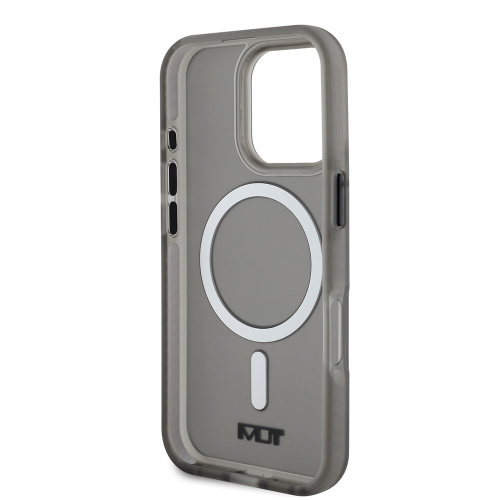 Apple iPhone 16 Pro Kılıf TUMI Orjinal Lisanslı M-safe Şarj Özellikli Airbagli Buzlu Transparan Kapak