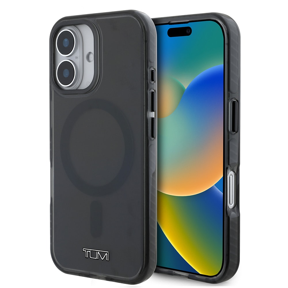 Apple iPhone 16 Kılıf TUMI Orjinal Lisanslı M-safe Şarj Özellikli Airbagli Transparan Kapak image