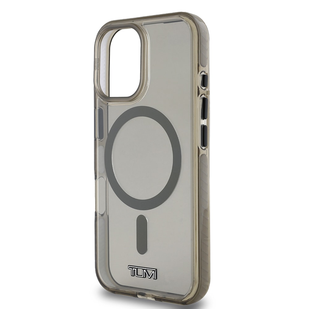 Apple iPhone 16 Kılıf TUMI Orjinal Lisanslı M-safe Şarj Özellikli Airbagli Transparan Kapak