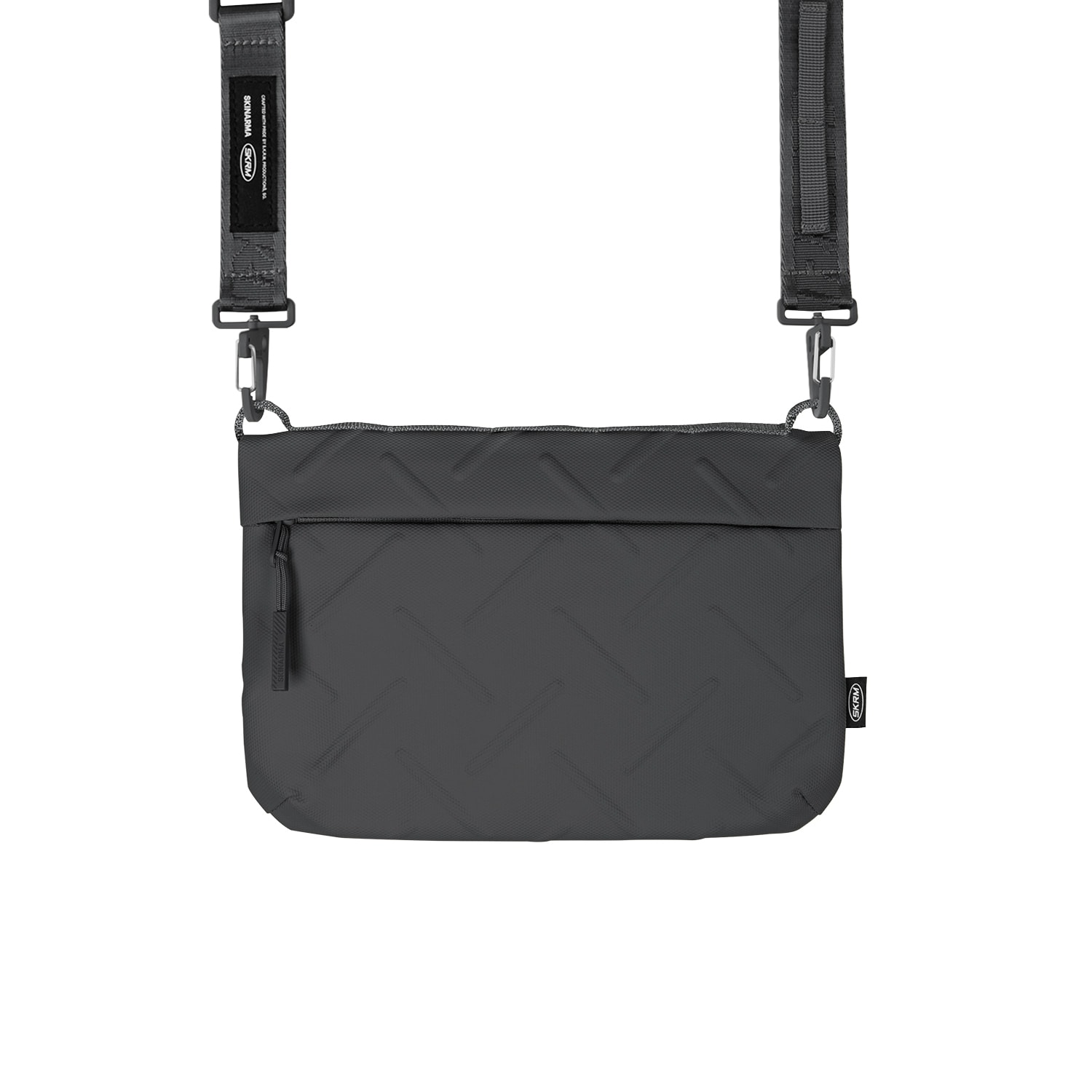 Skinarma Satchel Juno Desenli Naylon Scout Bilek Askı Kayışlı Aksesuar Çantası image