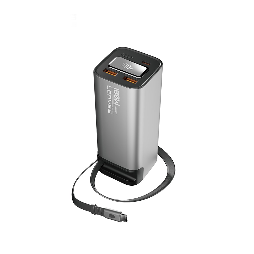 Lenyes PX2001D Hızlı Şarj Özellikli Dijital LED Göstergeli Taşınabilir Powerbank 100W 20000mAh image