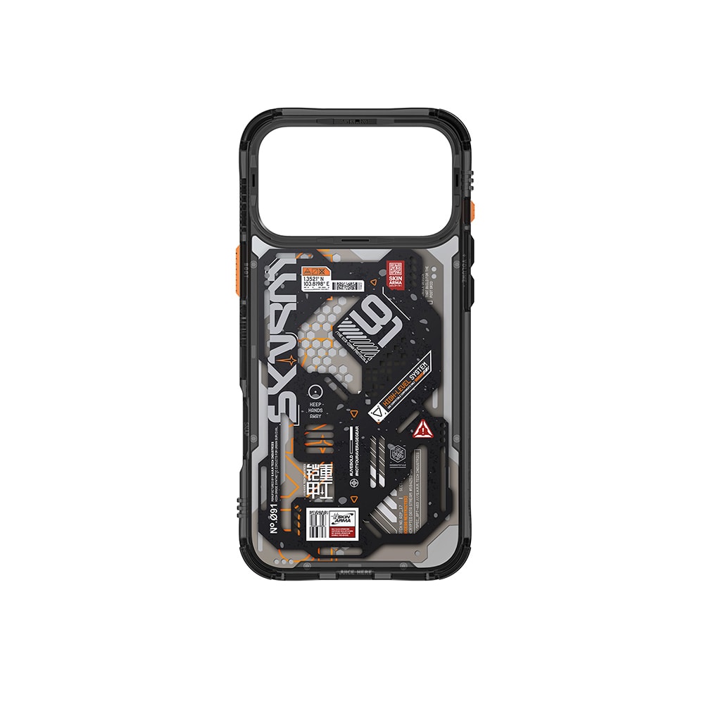 Apple iPhone 17 Pro Kılıf Desenli Airbag Tasarımlı Skinarma Spectra Kapak