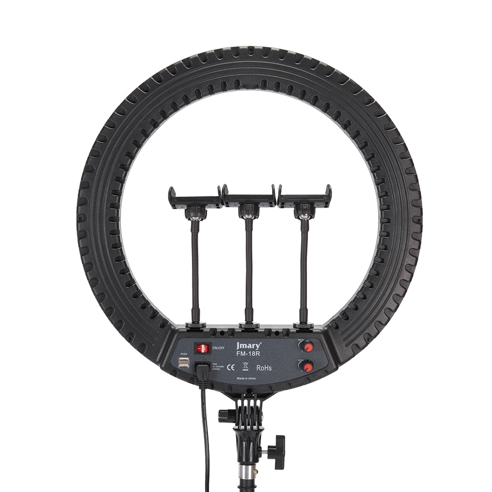 Jmary FM-18R Uzaktan Kumandalı 43cm Işıklı Telefon Tutucu Ring Light