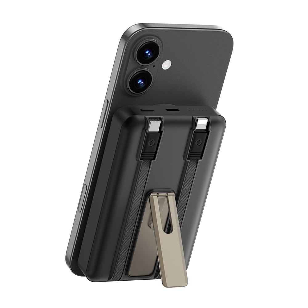 Wiwu Wi-P056 Taşınabilir Wireless Şarj ve PD Hızlı Şarj Özellikli Powerbank 15W 10000mAh image