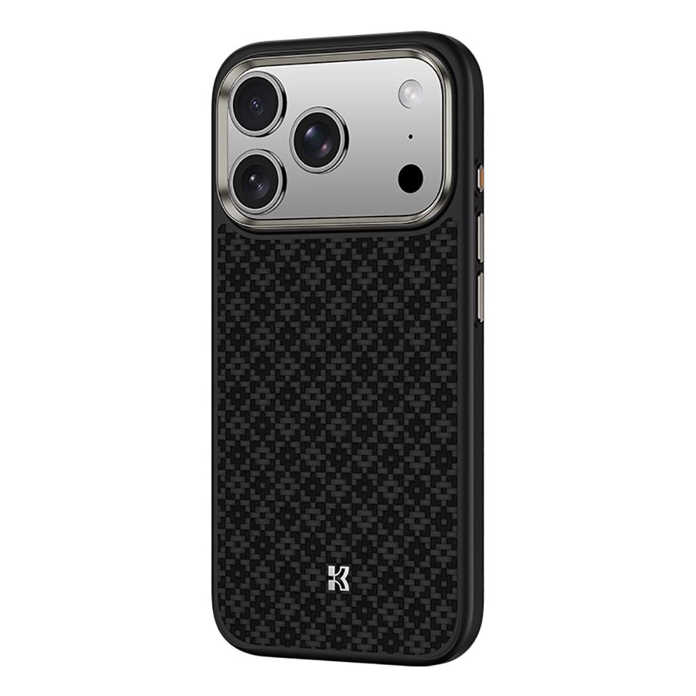 Apple iPhone 17 Pro Max Kılıf M-Safe Şarj Özellikli Benks ArmorPro ArmorGrid Serisi Kevlar Kapak image