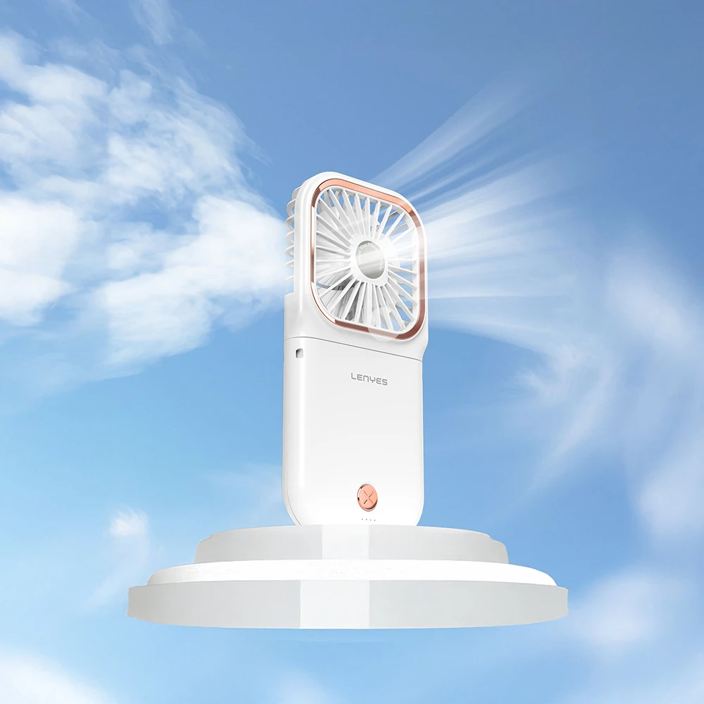 Lenyes LHF13 Powerbank Özellikli Standlı Portatif Soğutucu El Fanı