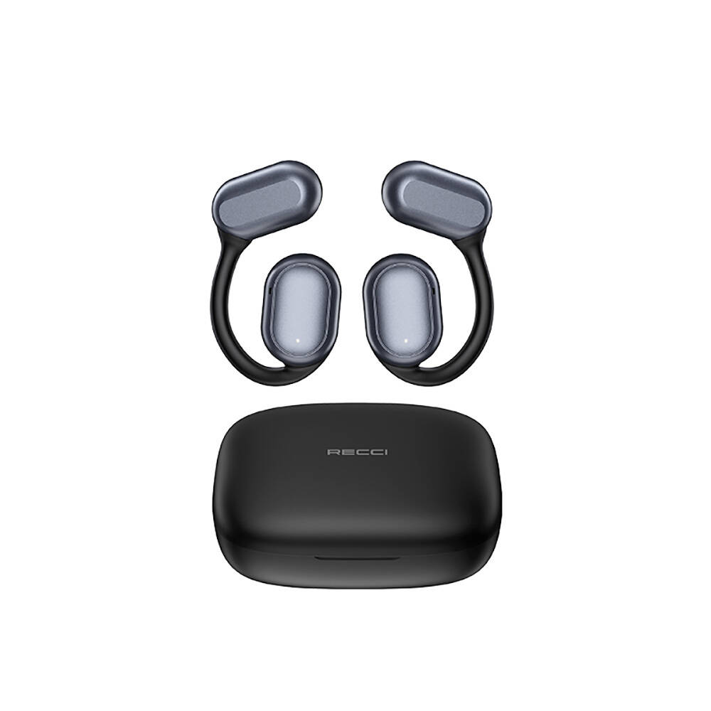 Recci REP-W76 OWS Wireless Hi-Fi Ses Kaliteli Dijital Led Göstergeli Bluetooth v5.3 Elegant Serisi Kulak İçi Kulaklık image