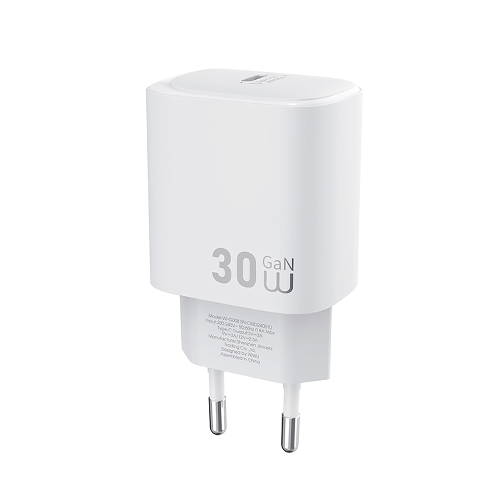 Wiwu Wi-G008 Essen Serisi GaN Tech PD Hızlı Şarj Özellikli Şarj Başlığı 30W image