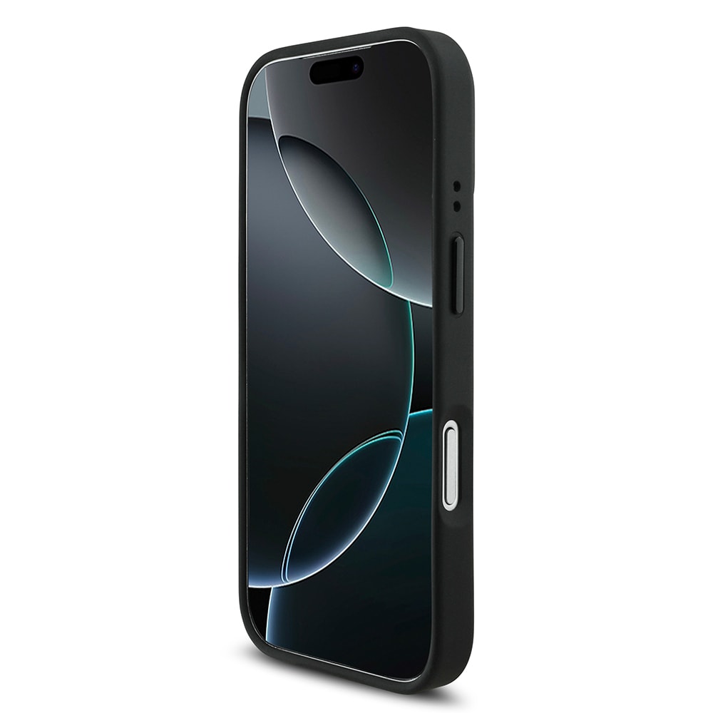 Apple iPhone 17 Pro Kılıf BMW Orjinal Lisanslı M-safe Şarj Özellikli M Logolu Üç Şeritli Delikli Deri Kapak