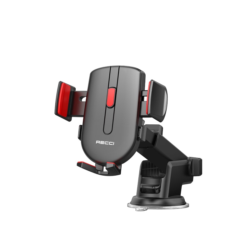 Recci RZ02 Otomatik Mekanizmalı Uzatılabilir Teleskopik Vantuzlu Tasarım Araç Telefon Tutucu image