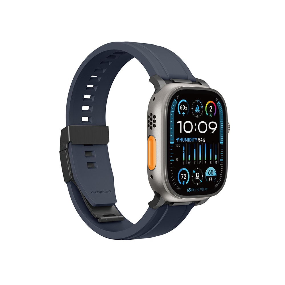 Apple Watch Ultra 49mm Amazingthing Titan Chrono Silikon Kordon