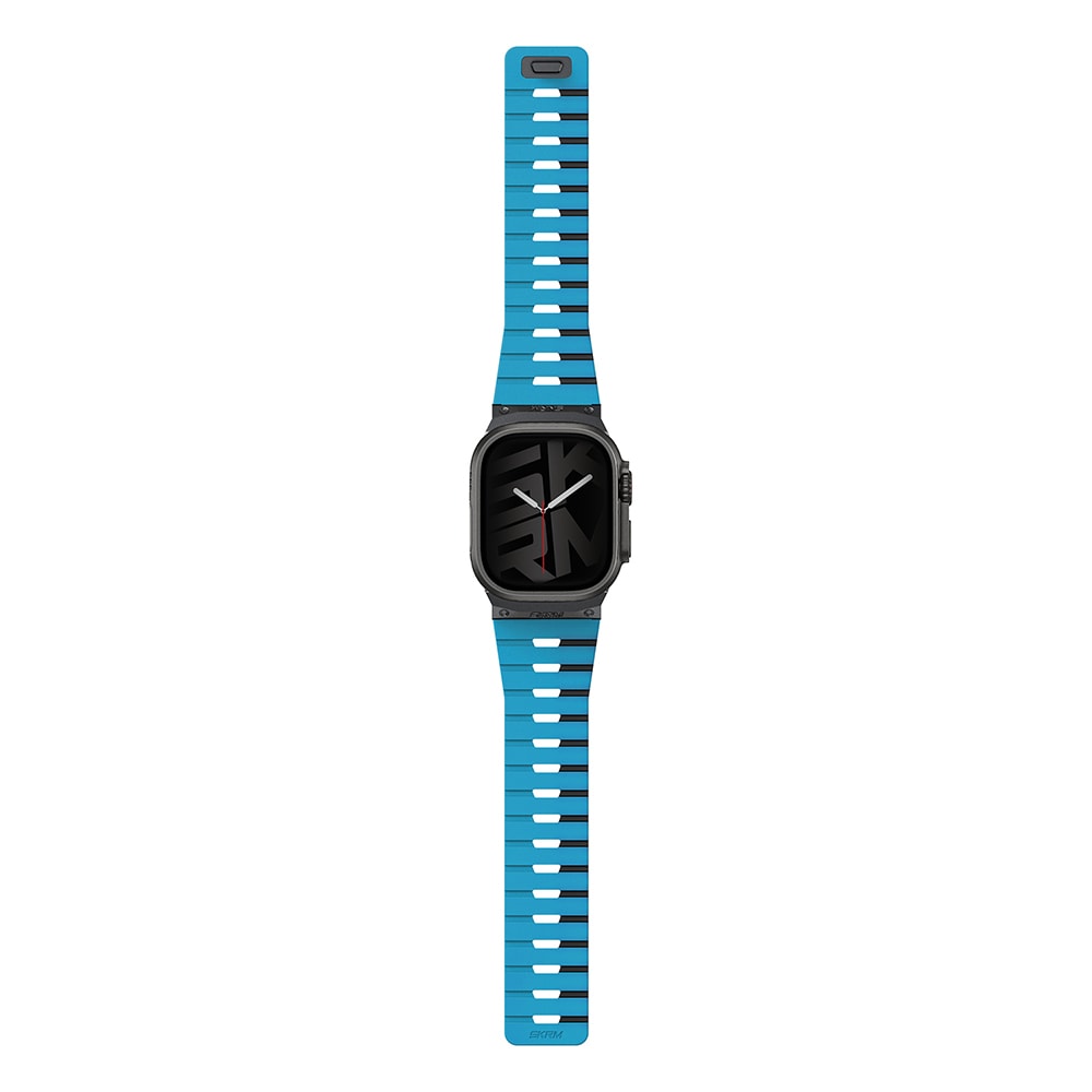 Apple Watch 44mm Skinarma Gemini Serisi TPU Magnetik Silikon Kordon