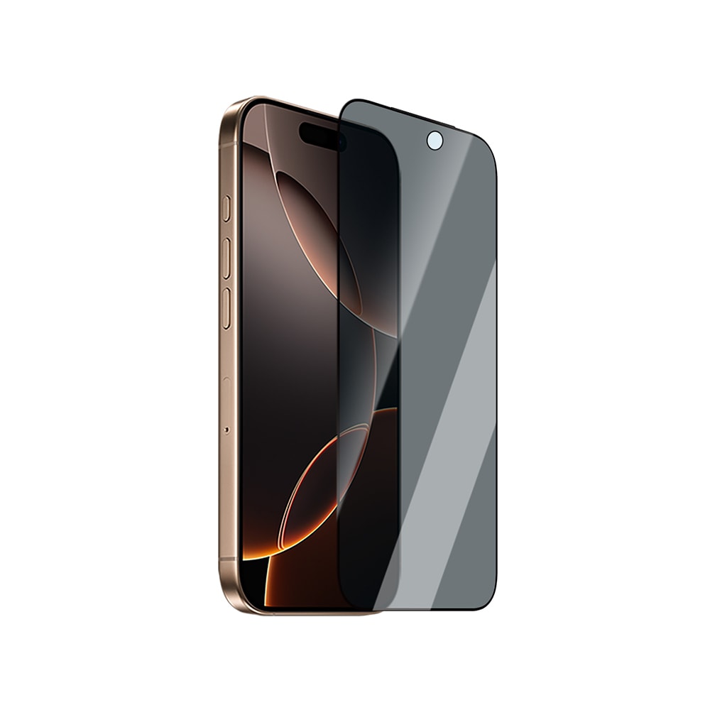 Apple iPhone 14 Pro CaseWorld Applicator Serisi 2.5D Eyesafe Mavi Işık Teknolojili 0.33mm Privacy Temperli Cam Ekran Koruyucu + Uygulama Aparatı