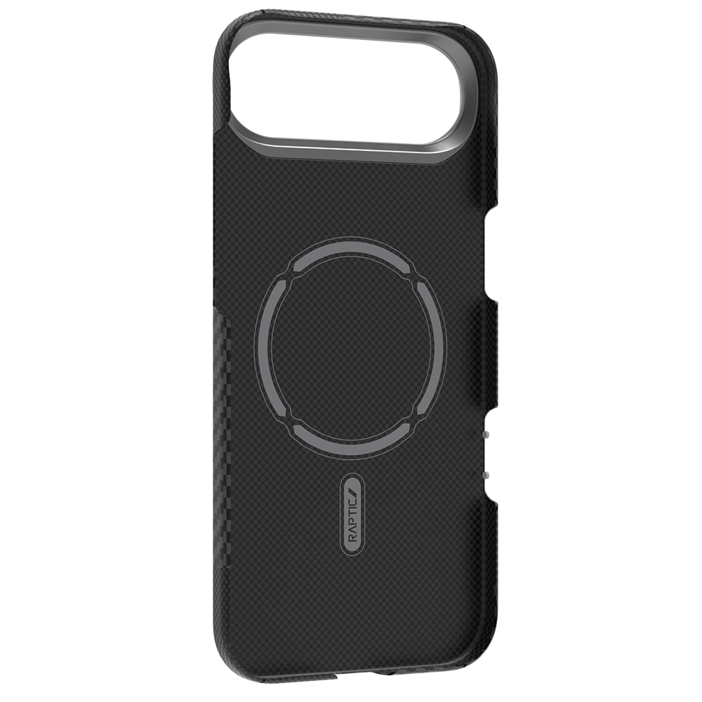 Apple iPhone 17 Air Kılıf M-safe Şarj Özellikli 600D Metal Kamera Çerçeveli Raptic Aramid Fiber Geotik Serisi Kapak