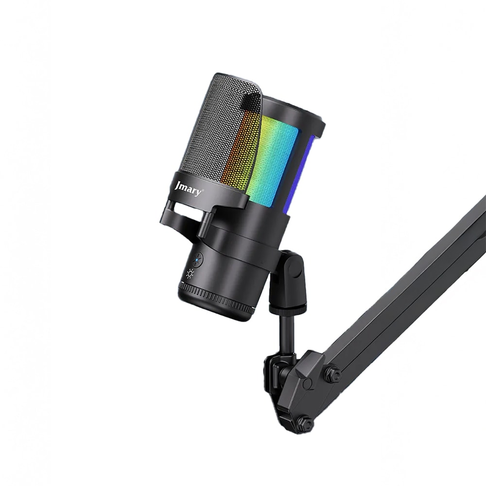 Jmary MC-PW13 Ayrılabilen Pop Filtreli Gürültü Önleyici 360° Dönebilen Tak Çalıştır USB Mikrofon image