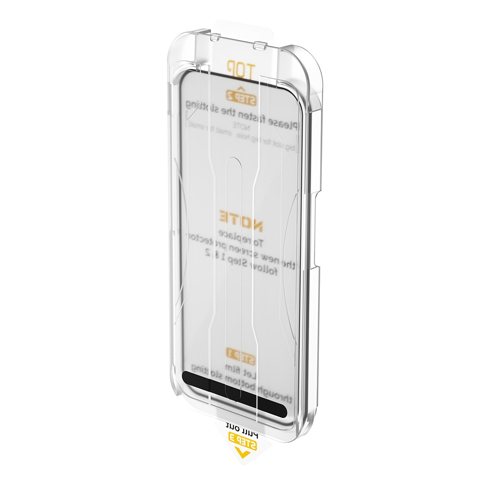 Apple iPhone 17 Pro Max Wiwu SQ-008 Oleofobik Easy Install Darbeye Karşı Dayanıklı Temperli Cam Ekran Koruyucu + Kolay Uygulama Aparatlı