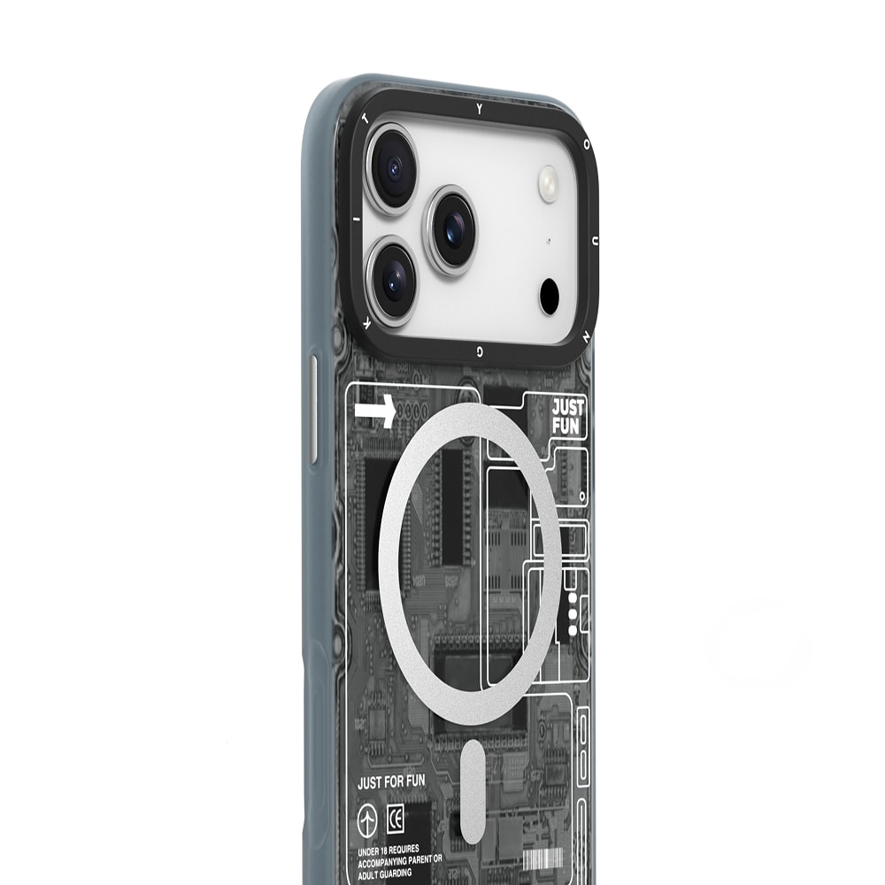 Apple iPhone 17 Pro Kılıf M-safe Şarj Özellikli Kamera Denetim Butonlu Youngkit Technology Serisi Kapak