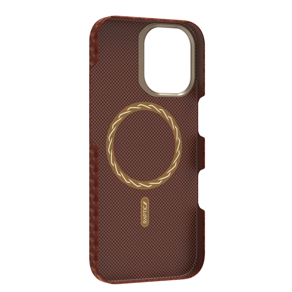 Apple iPhone 17 Kılıf M-safe Şarj Özellikli Raptic Aramid Skin Origin Serisi Kapak